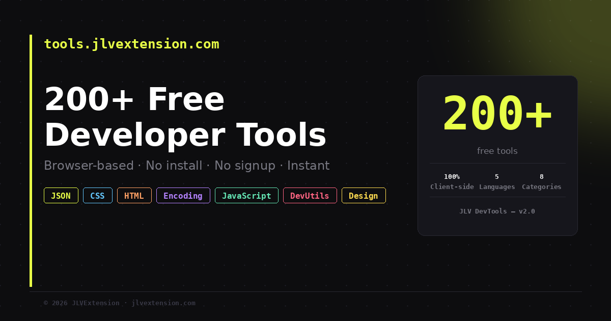 AI & Prompts Tools — Free Online AI & Prompts Developer Tools | JLV ...